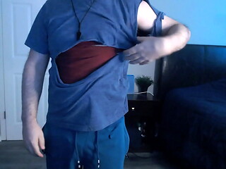 Ripping off my clothes