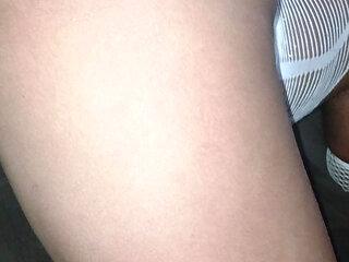 Femboy Mega Ass Gets Fucked Bareback, in White Lingerie