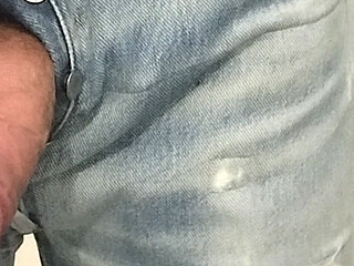 Denim jeans fetich masturbation