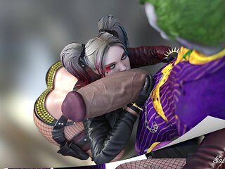 Harley Quinn Anal Fucked by Joker's Massive Cock