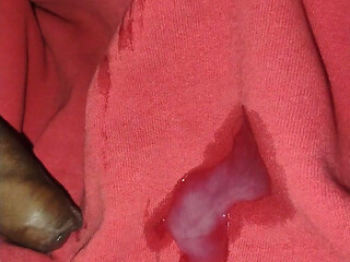 Cum on my own shirt