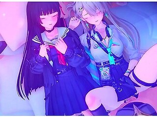Lynae Gets Fucked While Her Best Friend Watches - Wuthering Waves