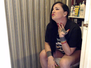 Lick my ass toilet slave