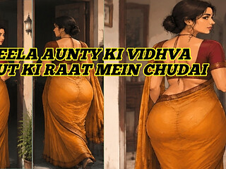 Vidhva Shila aunty ki tight chut ki Raat 11 baje ki chudai