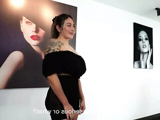 Jean Paul fucks stepdaughter Anai and his hot wife rough missionary and cowgirl sex big natural tits