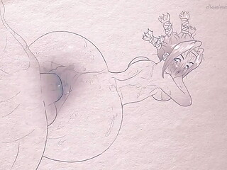Animation on paper ( pens and pencils) Hentai Anime: Hunter x Hunter Menchi ( cartoon porn ) 2d sex 2025
