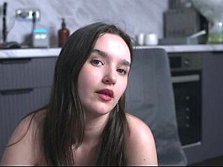 Wet and Juicy Pussy Takes a Dildo