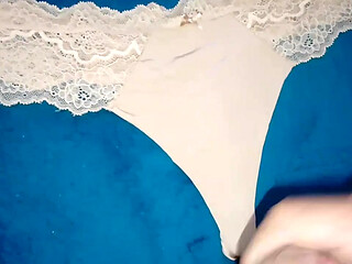 Cum in panties my wife