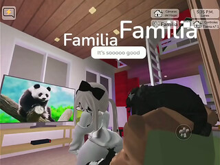 Calentando a mi amigo en Roblox