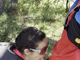Blowjob While Hiking