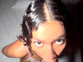Teenie Latina Gets Packed Up with Her Stepbrother's Meatpipe