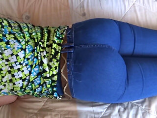 Jeans on and Jeans Down, Big Ass, 59 Year Old Mature Showing off Compilation