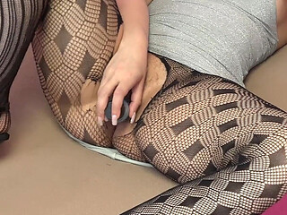 Lila Lust Rips Her Fishnets for Playtime