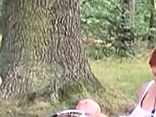 Rough Horny Threesome Sex Fat Ass Cougar Young Brunette: a Big Cock for Two Whores!!!