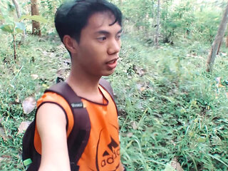 Lost in the forest alone imagining a handsome guy with a big dick approaching me part 1