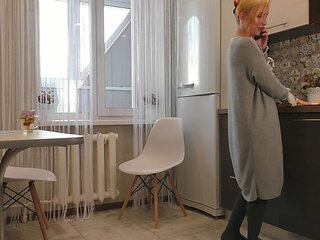 Lover Call While Husband at Work.