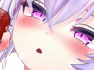 Ninja Girl Handjob Facial Cumshot Huge Breasts Mmd 3D Purple Eyes Color Edit Smixix