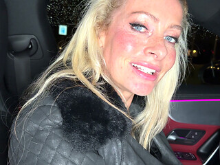 Public Transport Strike Brings Luck: Horny Hot MILF Goldy Kim Picks up a Guy off the Street