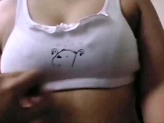 Busty aunt gets a surprise close-up