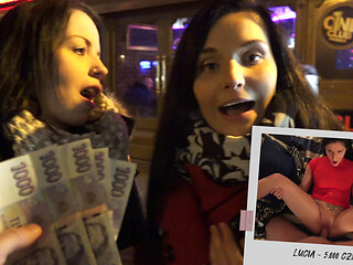 Czech Streets 101  Slovak party girl Lucia