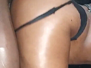 I Push My Stepsister's Thong to the Side and Fuck Her the Way She Likes It.