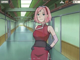 Naruto kunoichi trainer with plenty of action and big boobs