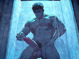 Erotic Male Audio: Watching Me Jerk Off After Our Shower