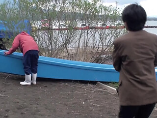 Lively Widow MILF Gets Creampied After Street Pick-Up Sex by the Lake