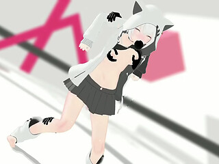 Azumaim Loki Hentai Mmd 3D White Hair (CLIP)