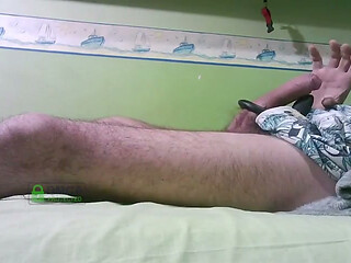 Playing with My Toy, I Cum Without Touching Myself Just with the Vibration of the Toy.