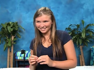 Chubby Teen Melissa Takes Some Massage Dick - Melissa May