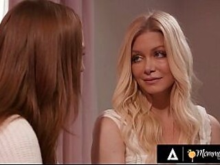 Stepmom MILF helps daughter with college prep