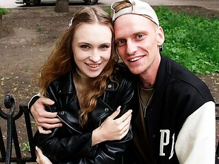 Skinny young chick Mencia Francis fucked in the missionary pose