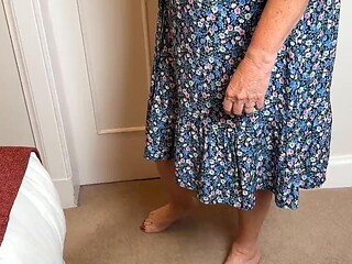 Mr MF Strips Clothes to Bare Feet in Brit Granny