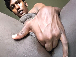 Fingering and stretching my asshole for making me so horny and hard