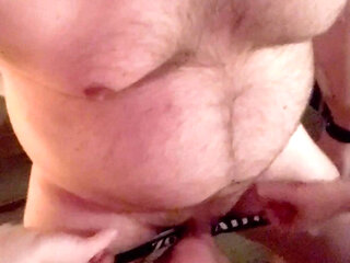 He's a good daddy swallowing it all