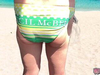 I put an anal vibrator in my swimsuit I'_m a pervert who masturbates SecretGakuen