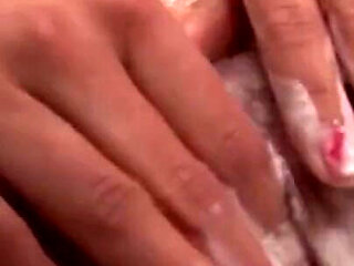 Anal masturbation of blonde bitch!!