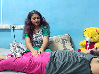 Indian Wife Penis Massage to Husband Hot Pemnis Massage