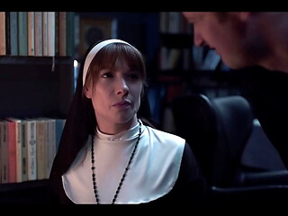 Russian Redhead Nun Used in Freeze Time Fuck - Hot Blasfemy Real Life Doll Sex with Sata Jones