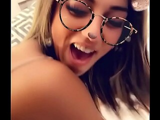 Amateur blonde girlfriend gives a tasty blowjob and takes it in various