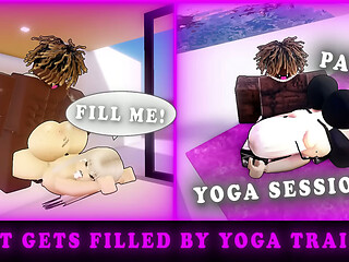 PAWG Babe Gets FILLED By Yoga Instructor (ROBLOX)