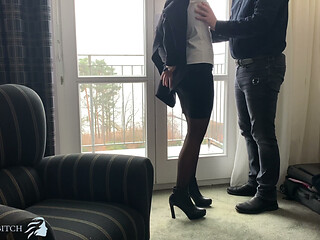 Secretary fuck in business meeting break