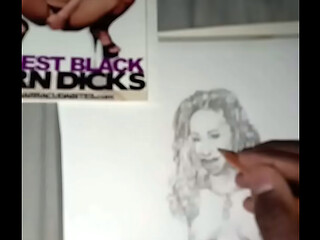 Myself as an African American returning to see who remembers me as an amateur fine artist and sketching things that remind a person of big black dicks while celebrating Black History Month 3