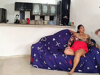 I Cheat on My Husband with His Stepbrother Who Has the Biggest Cock, Then I Touch My Cuckold Husband and He Leaves My Pussy Ful