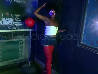 Dancing for a Cute Guy Who Came Into the Club, Couldnt Help Himself, Pulls His Cock Out N Jerks!!