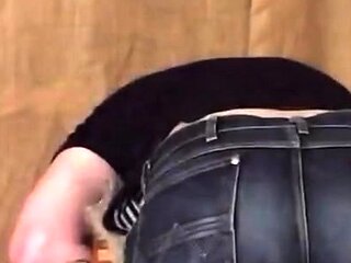 Daddy Spanks His Boy in Tight Jeans