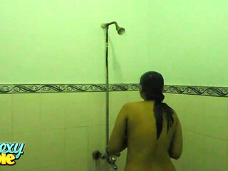 Desi Wife Taking Shower After Sex