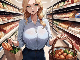 Sexy Grocery Shopping Facesitting in the Bread Aisle