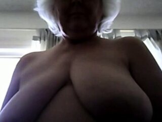 Granny Annick Big and Busty Webcam Show
